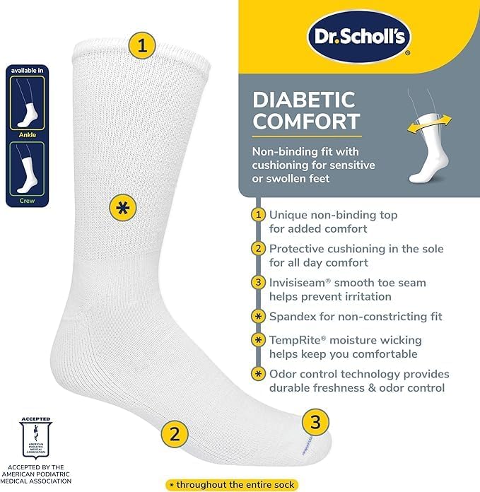 Dr. Scholl's Diabetes Socks - gambar 4